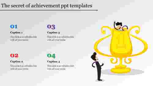 achievement ppt templates-The secret of achievement ppt templates